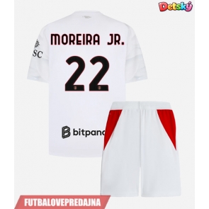 Lacne Dětský Futbalové dres AC Milan Diego Moreira #22 2026-27 Krátky Rukáv - Preč (+ trenírky)